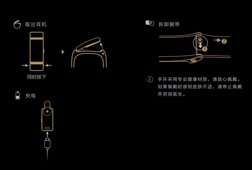 華為b2手環(huán)使用說(shuō)明書(shū)